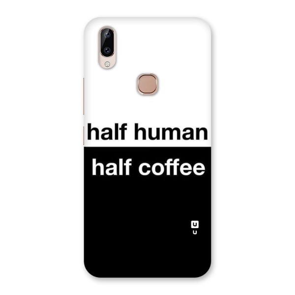 Half Human Half Coffee Back Case for Vivo Y83 Pro