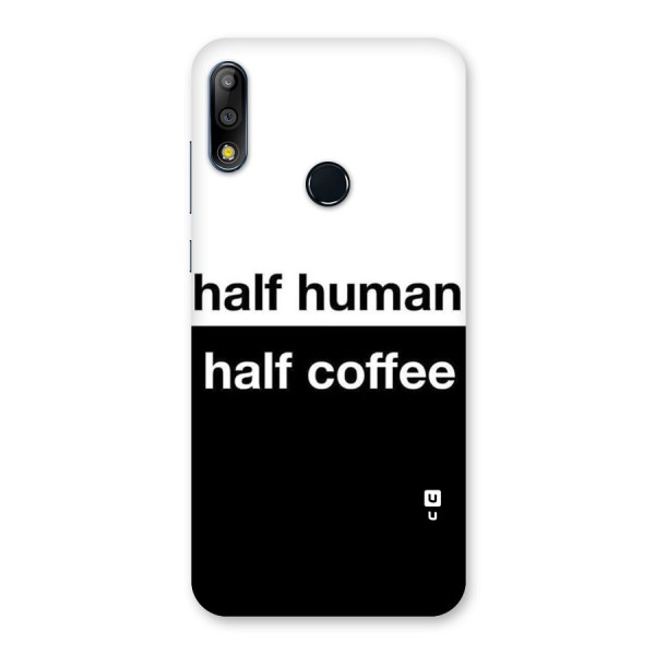 Half Human Half Coffee Back Case for Zenfone Max Pro M2