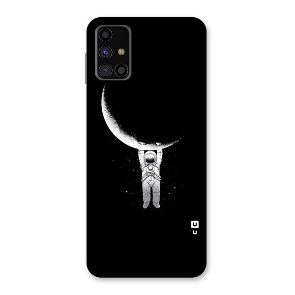 Hanging Astronaut Back Case for Galaxy M31s