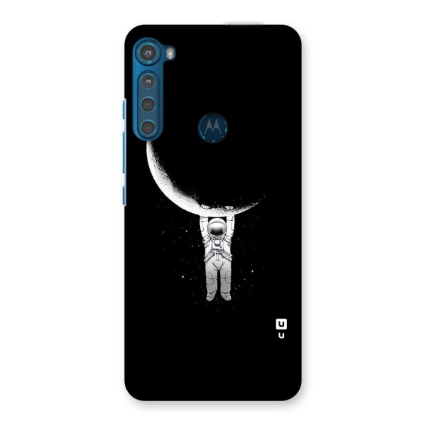 Hanging Astronaut Back Case for Motorola One Fusion Plus