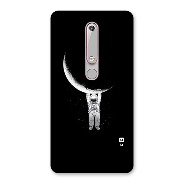 Hanging Astronaut Back Case for Nokia 6.1