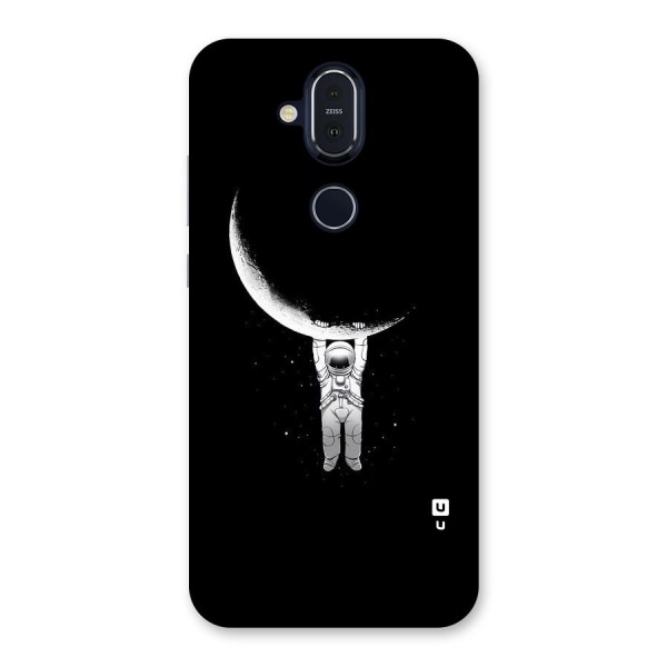 Hanging Astronaut Back Case for Nokia 8.1