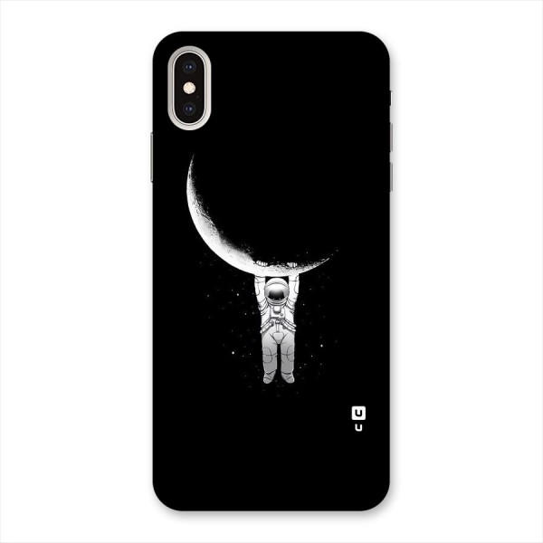 Hanging Astronaut Back Case for iPhone XS Max