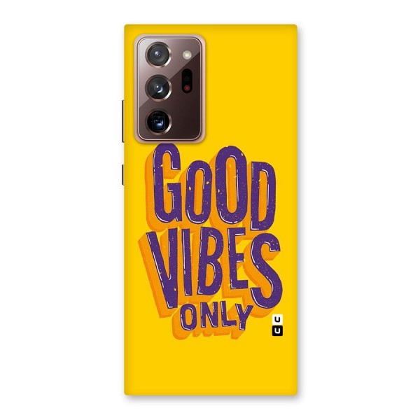 Happy Vibes Only Back Case for Galaxy Note 20 Ultra