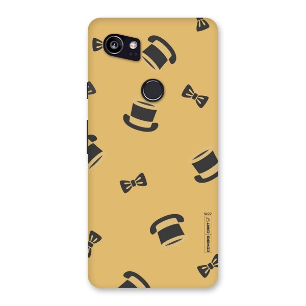 Hat and Bow Tie Back Case for Google Pixel 2 XL