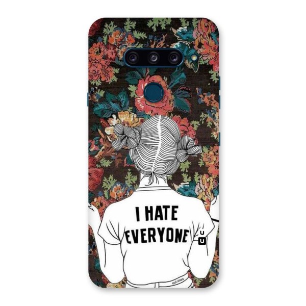 Hate Everyone Back Case for LG  V40 ThinQ