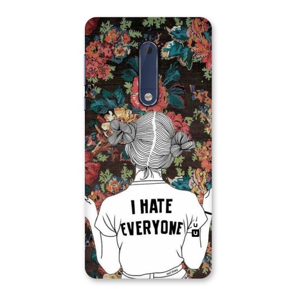 Hate Everyone Back Case for Nokia 5
