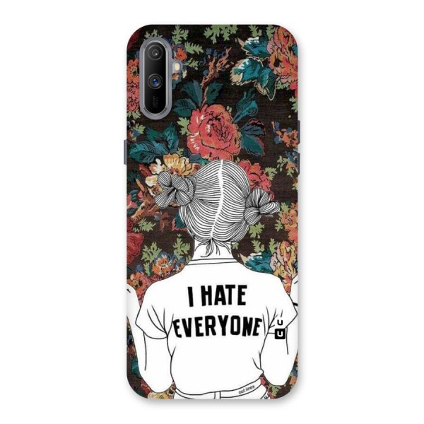 Hate Everyone Back Case for Realme C3