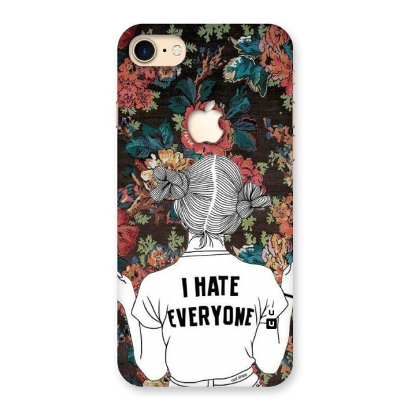 Hate Everyone Back Case for iPhone 7 Apple Cut