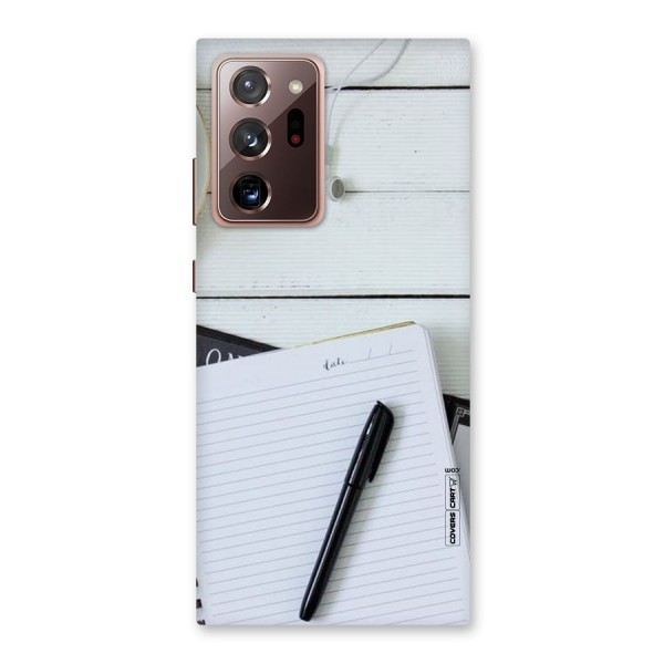 Headphones Notes Back Case for Galaxy Note 20 Ultra
