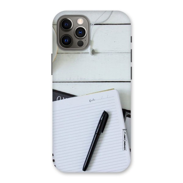 Headphones Notes Back Case for iPhone 12 Pro