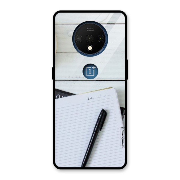Headphones Notes Glass Back Case for OnePlus 7T