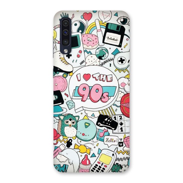 Heart 90s Back Case for Galaxy A50