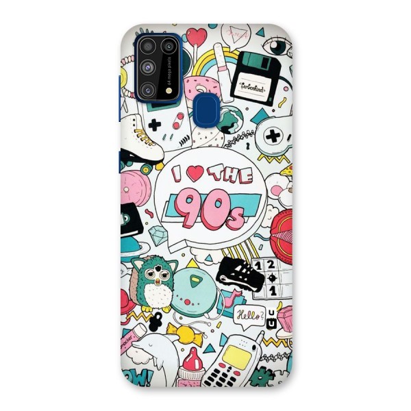 Heart 90s Back Case for Galaxy M31