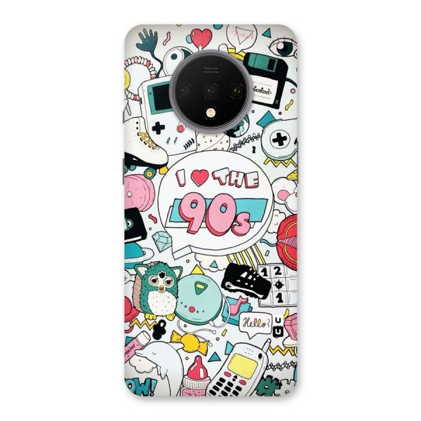 Heart 90s Back Case for OnePlus 7T