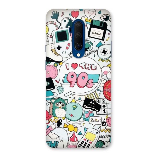 Heart 90s Back Case for OnePlus 7T Pro
