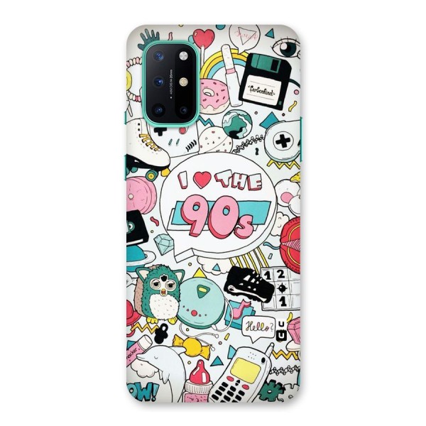 Heart 90s Back Case for OnePlus 8T