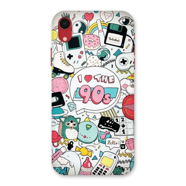 Heart 90s Back Case for iPhone XR