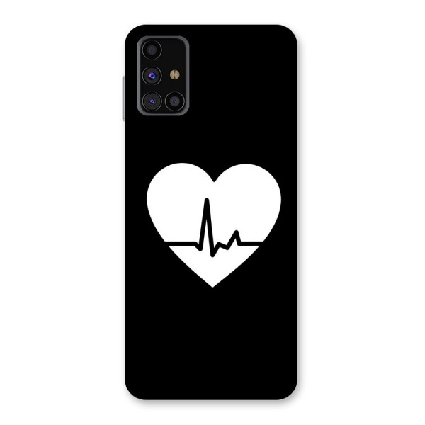 Heart Beat Back Case for Galaxy M31s