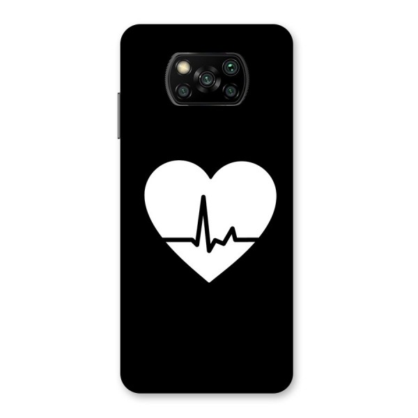Heart Beat Back Case for Poco X3