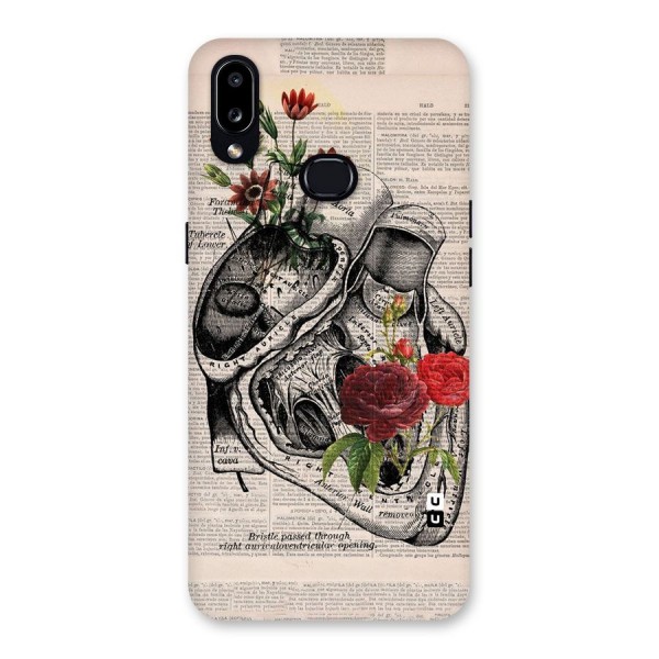 Heart Newspaper Back Case for Galaxy A10s