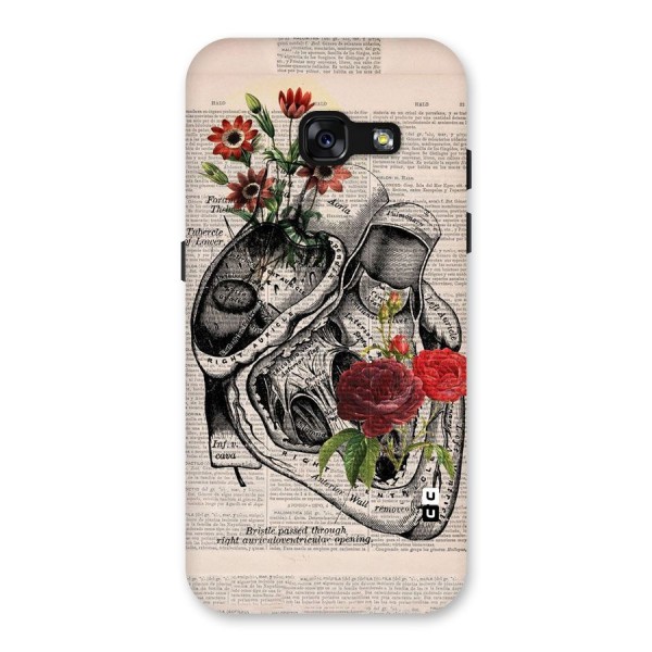 Heart Newspaper Back Case for Galaxy A3 (2017)