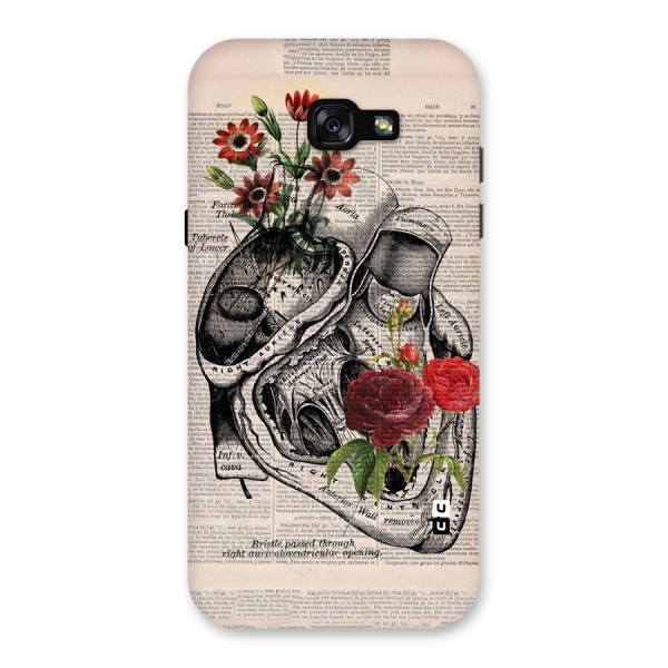Heart Newspaper Back Case for Galaxy A7 (2017)