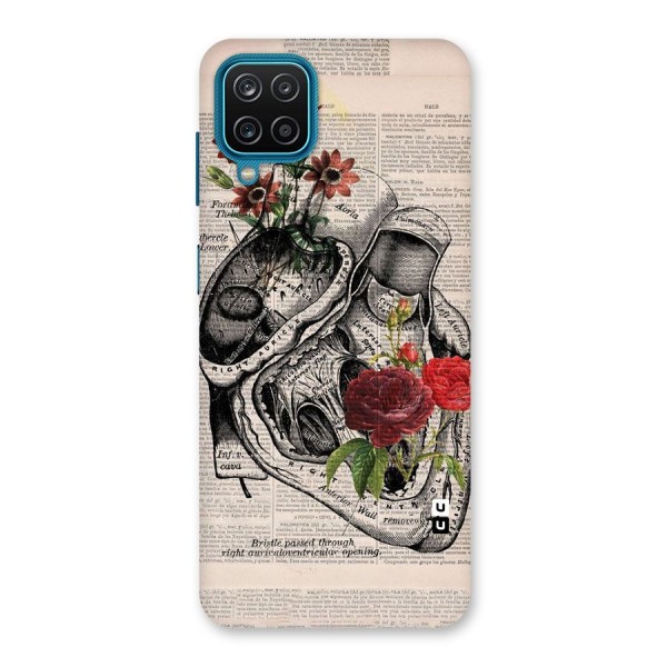 Heart Newspaper Back Case for Galaxy F12