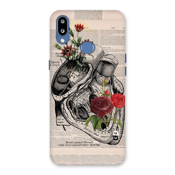Heart Newspaper Back Case for Galaxy M01s