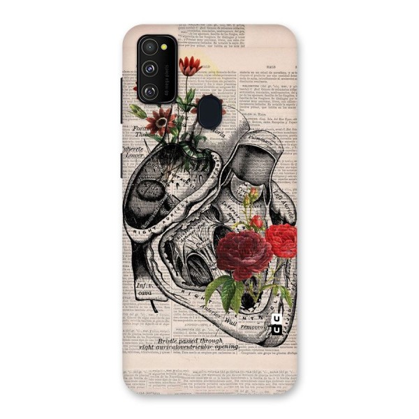Heart Newspaper Back Case for Galaxy M30s