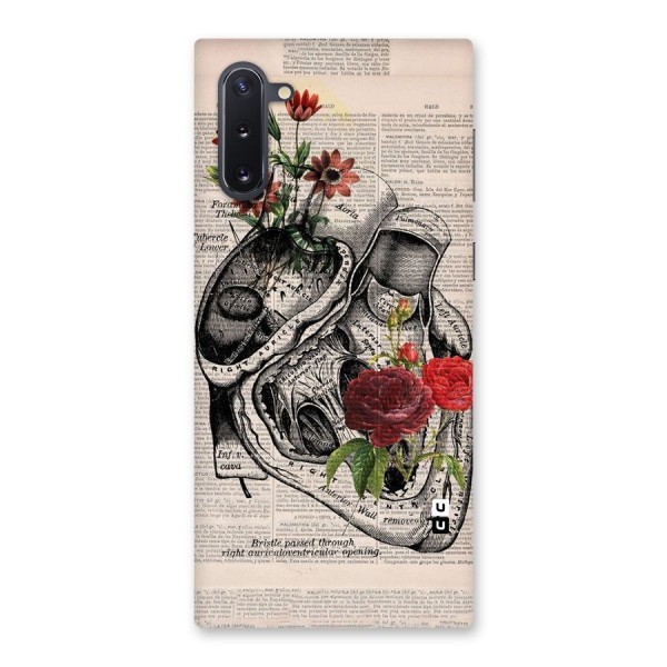 Heart Newspaper Back Case for Galaxy Note 10