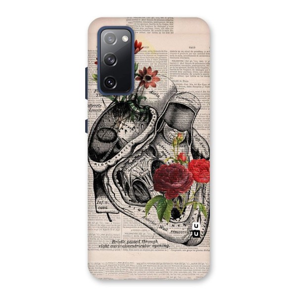 Heart Newspaper Back Case for Galaxy S20 FE