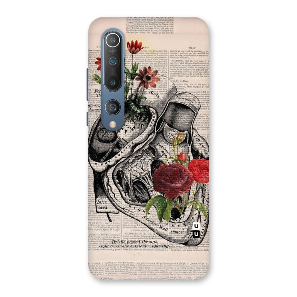 Heart Newspaper Back Case for Mi 10