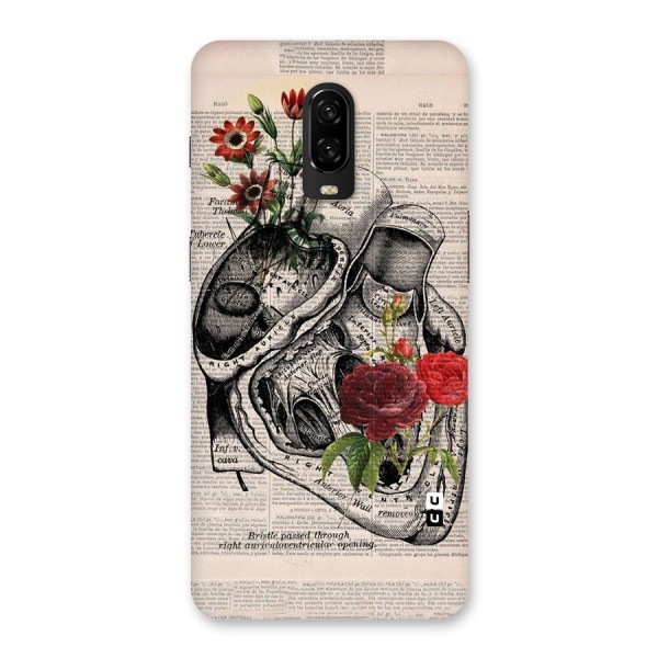 Heart Newspaper Back Case for OnePlus 6T