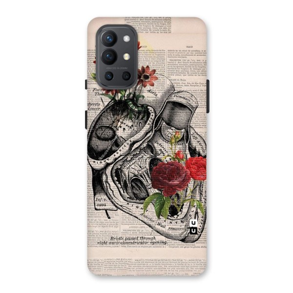 Heart Newspaper Back Case for OnePlus 9R