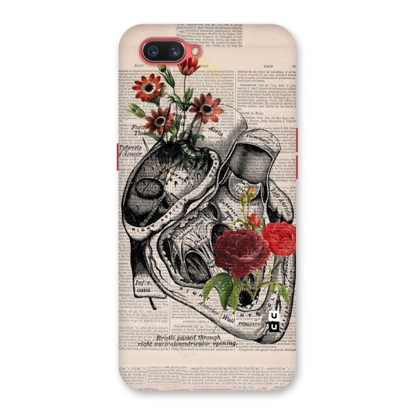Heart Newspaper Back Case for Oppo A3s