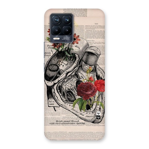 Heart Newspaper Back Case for Realme 8 Pro