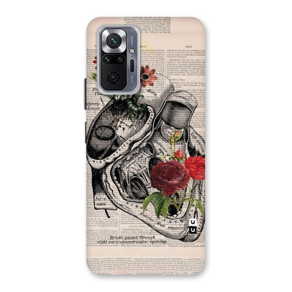 Heart Newspaper Back Case for Redmi Note 10 Pro