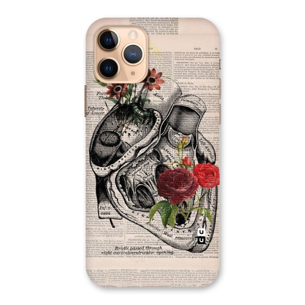Heart Newspaper Back Case for iPhone 11 Pro
