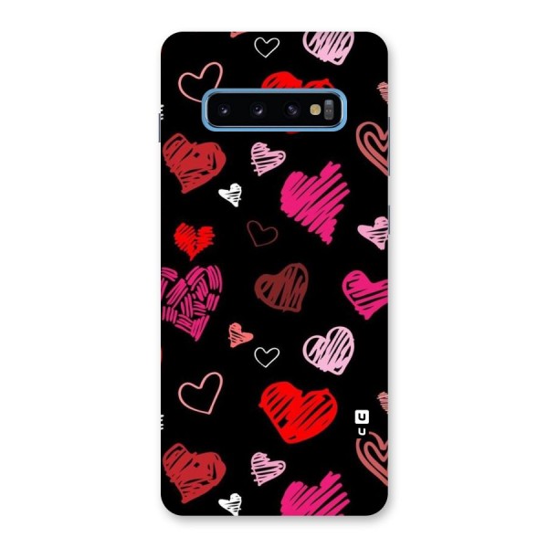 Hearts Art Pattern Back Case for Galaxy S10 Plus
