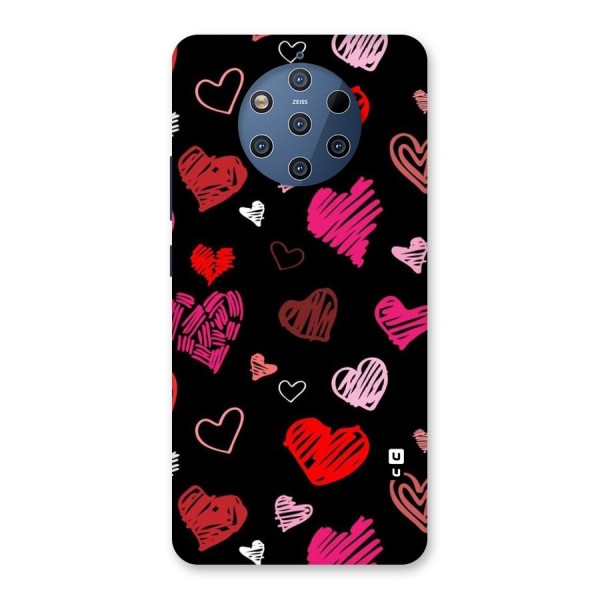 Hearts Art Pattern Back Case for Nokia 9 PureView