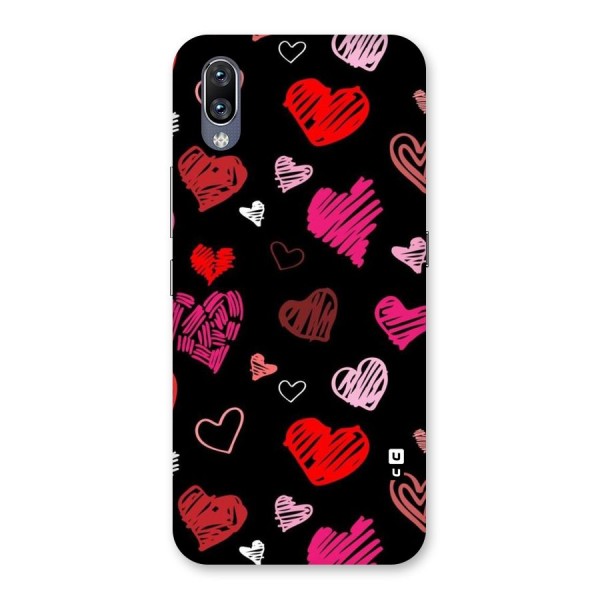 Hearts Art Pattern Back Case for Vivo NEX