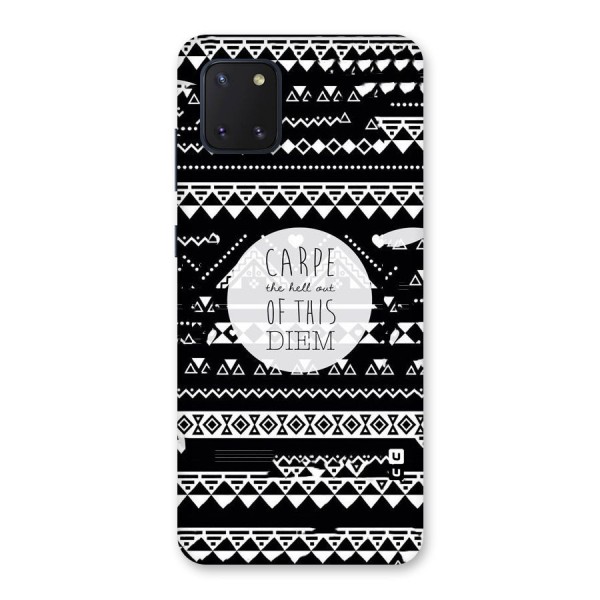 Hell Diem Back Case for Galaxy Note 10 Lite