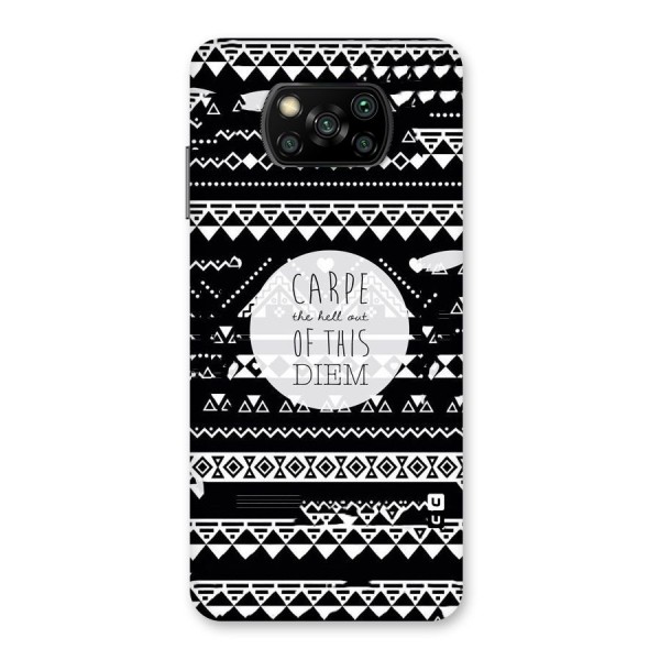 Hell Diem Back Case for Poco X3