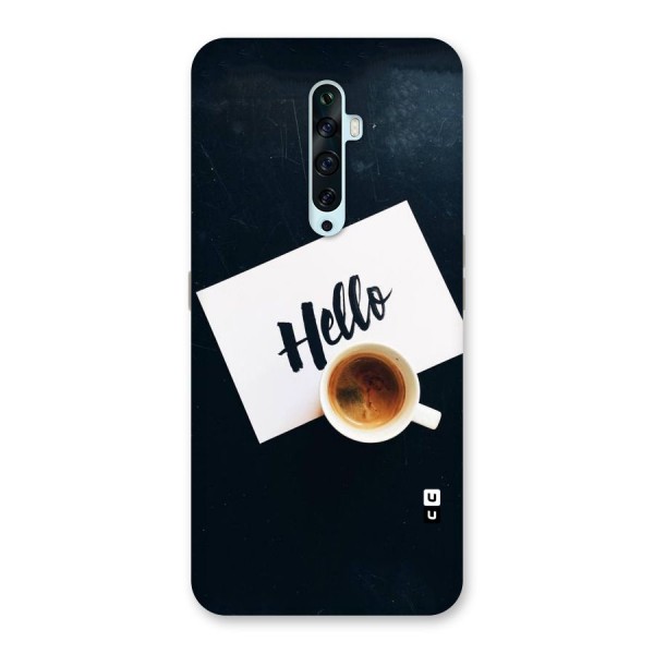 Hello Coffee Back Case for Oppo Reno2 Z