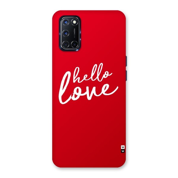 Hello Love Back Case for Oppo A52