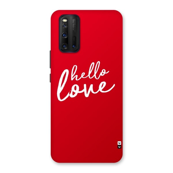 Hello Love Back Case for Vivo iQOO 3