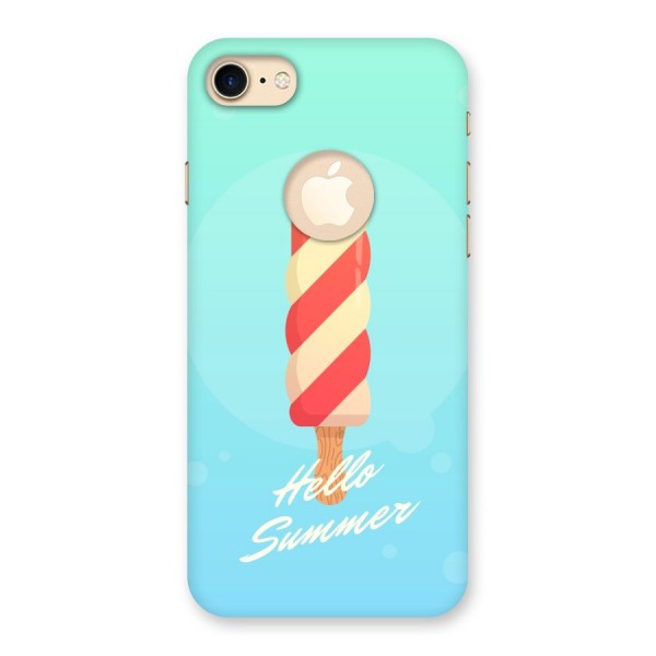 Hello Summer Back Case for iPhone 7 Logo Cut