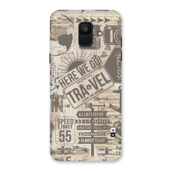 Here We Travel Back Case for Galaxy A6 (2018)