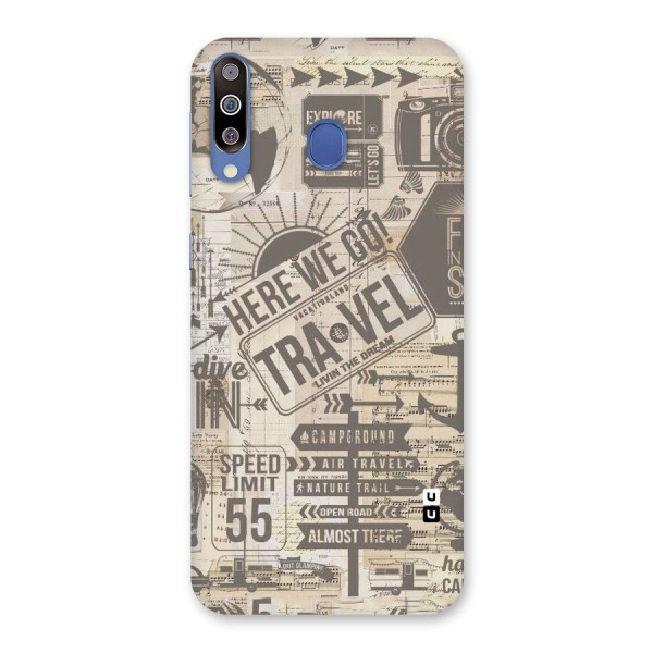 Here We Travel Back Case for Galaxy M30